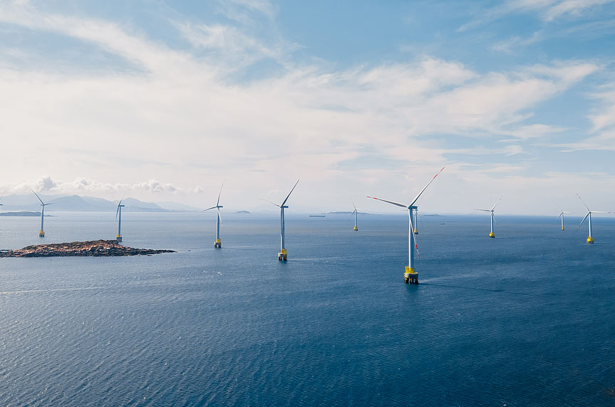 polyaspartic resin with wind turbine